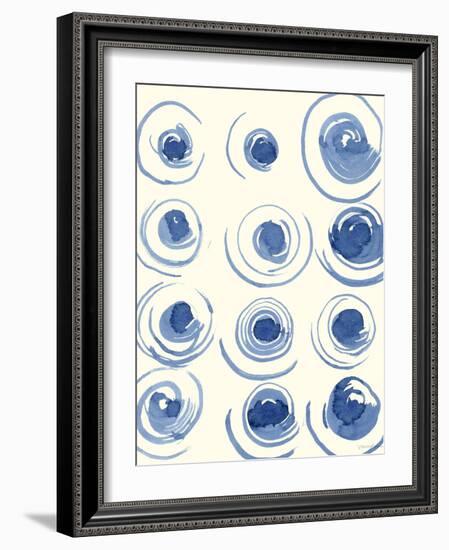 Macrame Blue II-Vanna Lam-Framed Art Print