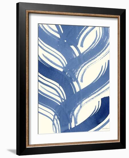 Macrame Blue IV-Vanna Lam-Framed Art Print