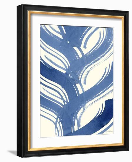 Macrame Blue IV-Vanna Lam-Framed Art Print