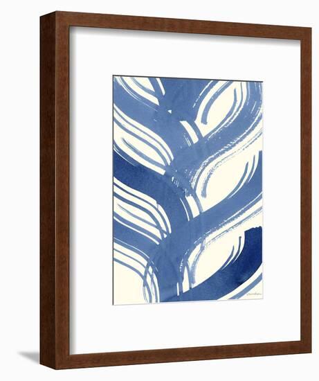 Macrame Blue IV-Vanna Lam-Framed Art Print