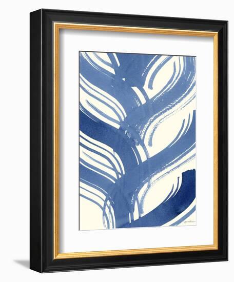 Macrame Blue IV-Vanna Lam-Framed Art Print