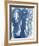 Macrame Blue V-Vanna Lam-Framed Giclee Print