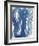 Macrame Blue V-Vanna Lam-Framed Giclee Print