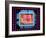 Macrophoto of An 486 Computer Silicon Chip-Geoff Tompkinson-Framed Photographic Print