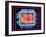 Macrophoto of An 486 Computer Silicon Chip-Geoff Tompkinson-Framed Photographic Print