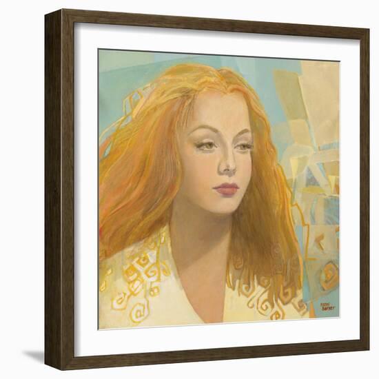 Mad About Saffron-Hazel Barker-Framed Giclee Print