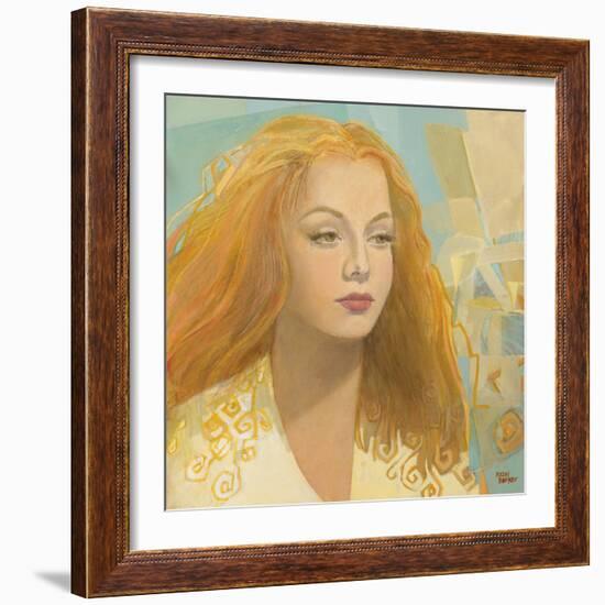 Mad About Saffron-Hazel Barker-Framed Giclee Print