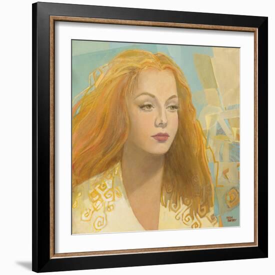 Mad About Saffron-Hazel Barker-Framed Giclee Print