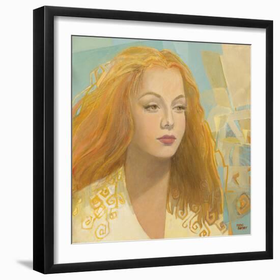Mad About Saffron-Hazel Barker-Framed Giclee Print