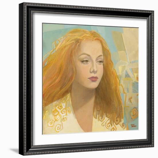 Mad About Saffron-Hazel Barker-Framed Giclee Print