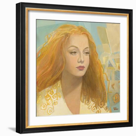 Mad About Saffron-Hazel Barker-Framed Giclee Print