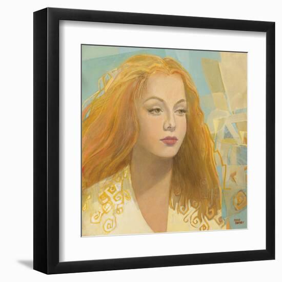 Mad About Saffron-Hazel Barker-Framed Giclee Print