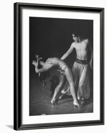 Mad Dance in Phylis Dixey's New Show "Goodnight Ladies"-null-Framed Photographic Print