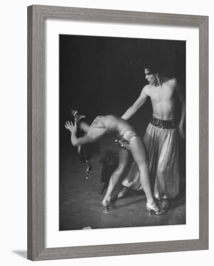 Mad Dance in Phylis Dixey's New Show "Goodnight Ladies"-null-Framed Photographic Print