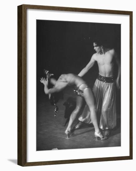 Mad Dance in Phylis Dixey's New Show "Goodnight Ladies"-null-Framed Photographic Print