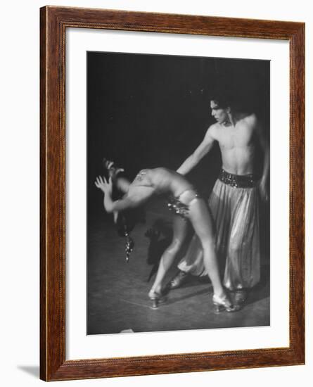 Mad Dance in Phylis Dixey's New Show "Goodnight Ladies"-null-Framed Photographic Print