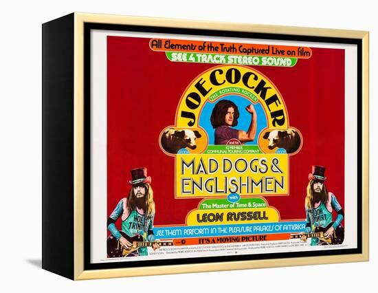 Mad Dogs and Englishmen, Center: Joe Cocker; Bottom Left and Right: Leon Russell, 1971-null-Framed Stretched Canvas