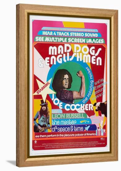 MAD DOGS AND ENGLISHMEN, , Joe Cocker (center), Leon Russell (bottom, left), 1971-null-Framed Stretched Canvas