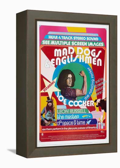 MAD DOGS AND ENGLISHMEN, , Joe Cocker (center), Leon Russell (bottom, left), 1971-null-Framed Stretched Canvas