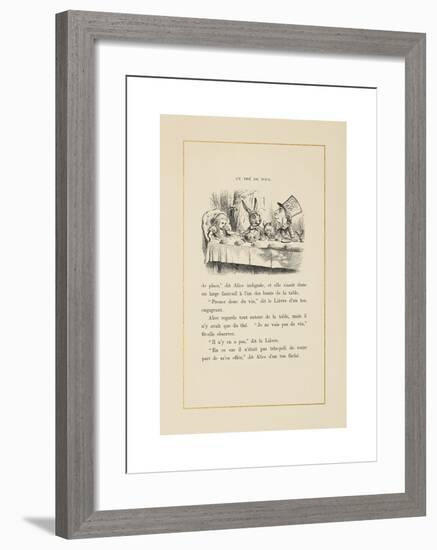 Mad Hatter's Tea Party-John Tenniel-Framed Premium Giclee Print