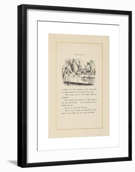 Mad Hatter's Tea Party-John Tenniel-Framed Premium Giclee Print