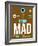 MAD Madrid Luggage Tag 1-NaxArt-Framed Art Print