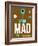 MAD Madrid Luggage Tag 1-NaxArt-Framed Art Print