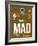 MAD Madrid Luggage Tag 1-NaxArt-Framed Art Print