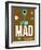 MAD Madrid Luggage Tag 1-NaxArt-Framed Art Print