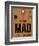 MAD Madrid Luggage Tag 2-NaxArt-Framed Art Print