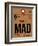 MAD Madrid Luggage Tag 2-NaxArt-Framed Art Print