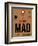 MAD Madrid Luggage Tag 2-NaxArt-Framed Art Print