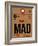 MAD Madrid Luggage Tag 2-NaxArt-Framed Art Print