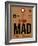 MAD Madrid Luggage Tag 2-NaxArt-Framed Art Print