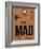 MAD Madrid Luggage Tag 2-NaxArt-Framed Art Print