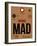 MAD Madrid Luggage Tag 2-NaxArt-Framed Art Print