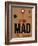 MAD Madrid Luggage Tag 2-NaxArt-Framed Art Print