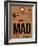 MAD Madrid Luggage Tag 2-NaxArt-Framed Art Print