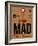 MAD Madrid Luggage Tag 2-NaxArt-Framed Art Print