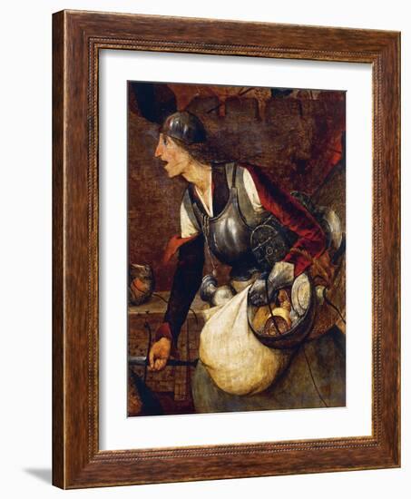 Mad Margaret, Detail-Pieter Bruegel the Elder-Framed Giclee Print