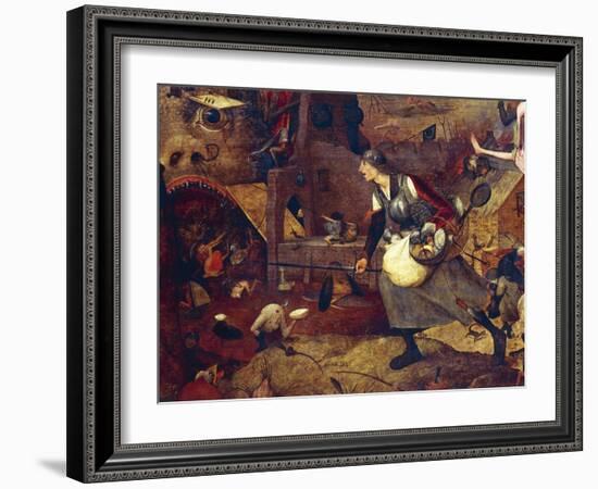 Mad Margaret, Detail-Pieter Bruegel the Elder-Framed Giclee Print