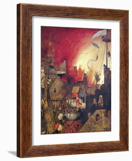 Mad Margaret, Detail-Pieter Bruegel the Elder-Framed Giclee Print