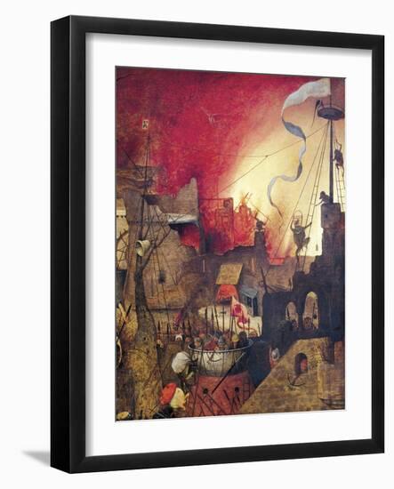 Mad Margaret, Detail-Pieter Bruegel the Elder-Framed Giclee Print