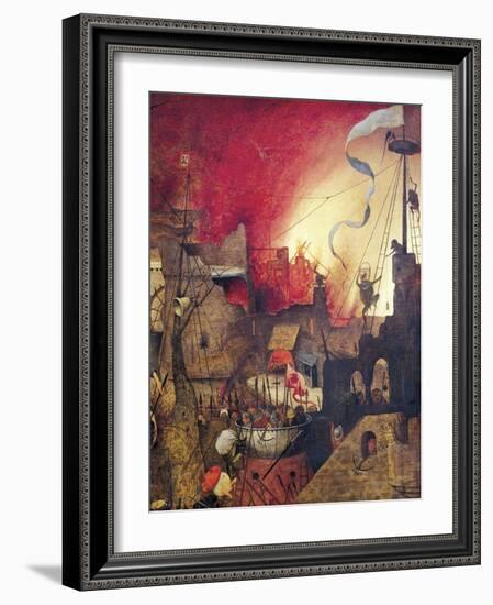 Mad Margaret, Detail-Pieter Bruegel the Elder-Framed Giclee Print