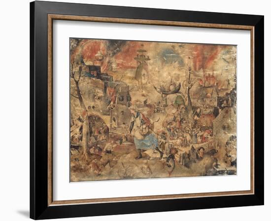 Mad Meg (De Dulle Grie)-Pieter Bruegel the Elder-Framed Giclee Print