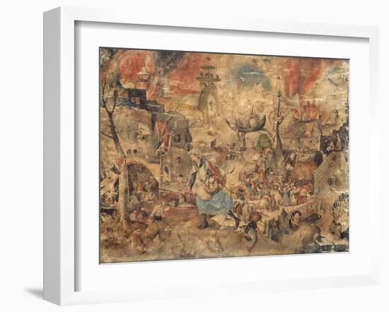 Mad Meg (De Dulle Grie)-Pieter Bruegel the Elder-Framed Giclee Print