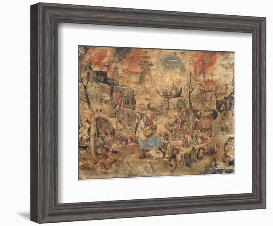 Mad Meg (De Dulle Grie)-Pieter Bruegel the Elder-Framed Giclee Print