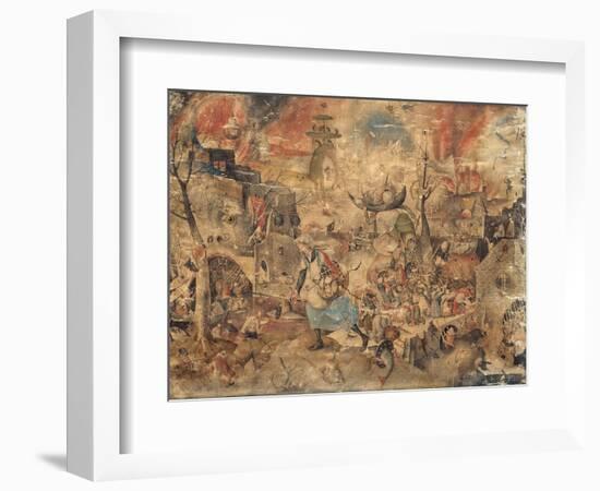 Mad Meg (De Dulle Grie)-Pieter Bruegel the Elder-Framed Giclee Print