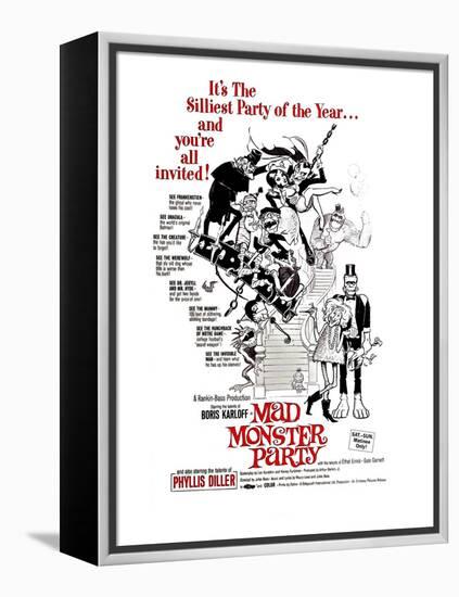 Mad Monster Party, 1967-null-Framed Stretched Canvas