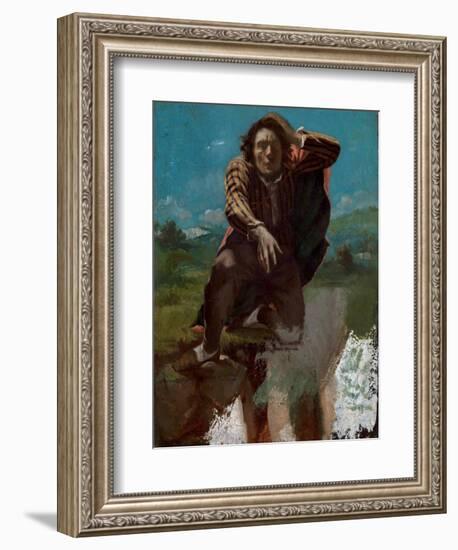 Mad With Fear-Gustave Courbet-Framed Giclee Print